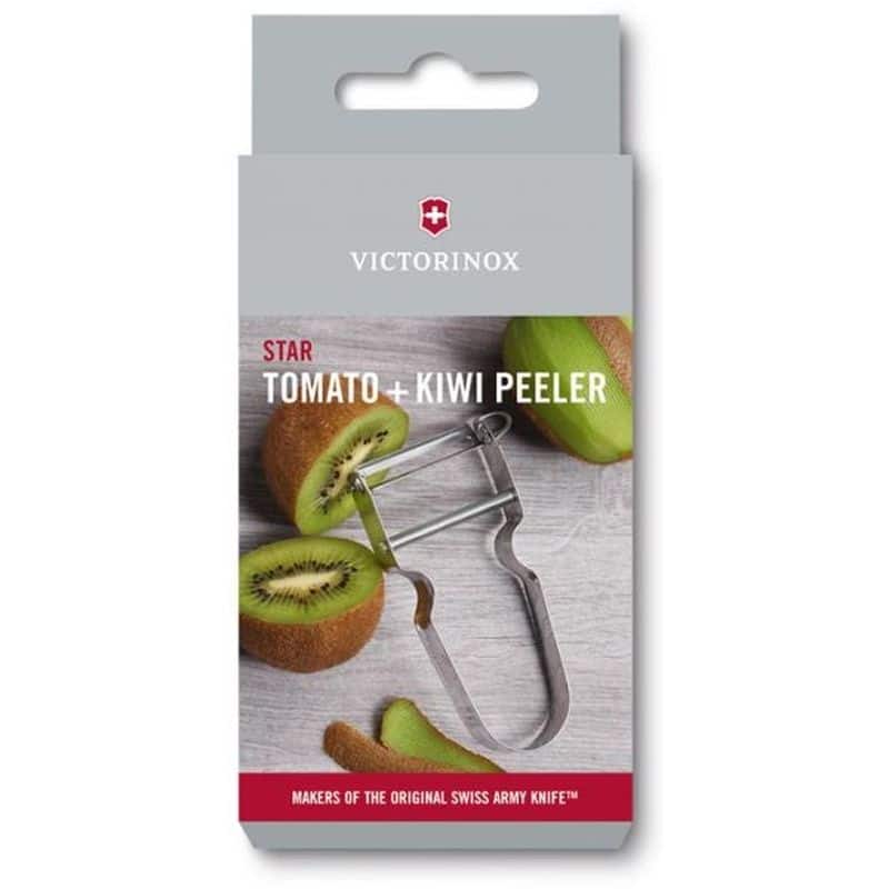 VICTORINOX PEELER STAR SERRATED TOMATO AND KIWI ALUMINIUM 6.0913