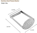 POTATO MASHER 18X11X8.5CM STAINLESS STEEL I4851