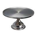 CAKE STAND STAINLESS STEEL (17.5Hx32D CM) AND ACRYLIC DOME (14Hx30D CM) PREMIUM SET 