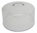 CAKE STAND STAINLESS STEEL (17.5Hx32D CM) AND ACRYLIC DOME (14Hx30D CM) PREMIUM SET 