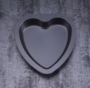 BAKING PAN 28X27X4CM HEART SHAPED NON-STICK CARBON STEEL - BAKERS BASICS