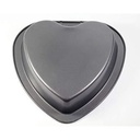 BAKING PAN 28X27X4CM HEART SHAPED NON-STICK CARBON STEEL - BAKERS BASICS