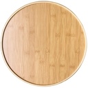 TRAY 30X5CM ROUND WOODEN RVT026-1