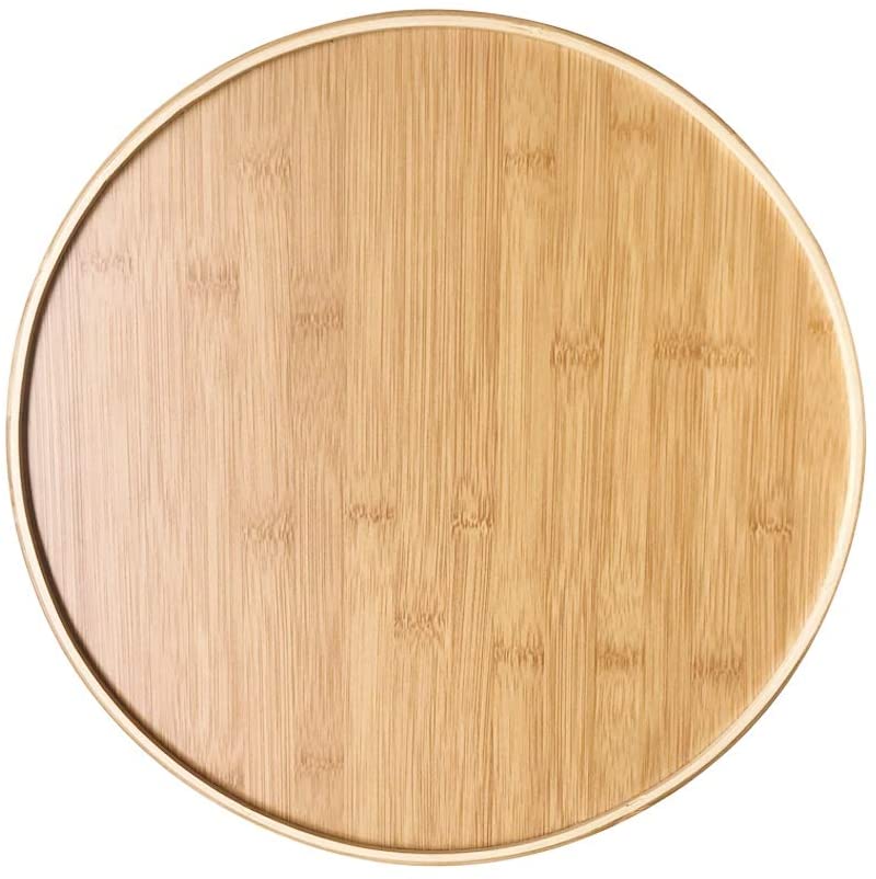 TRAY 35X5CM ROUND WOODEN RVT2023-395