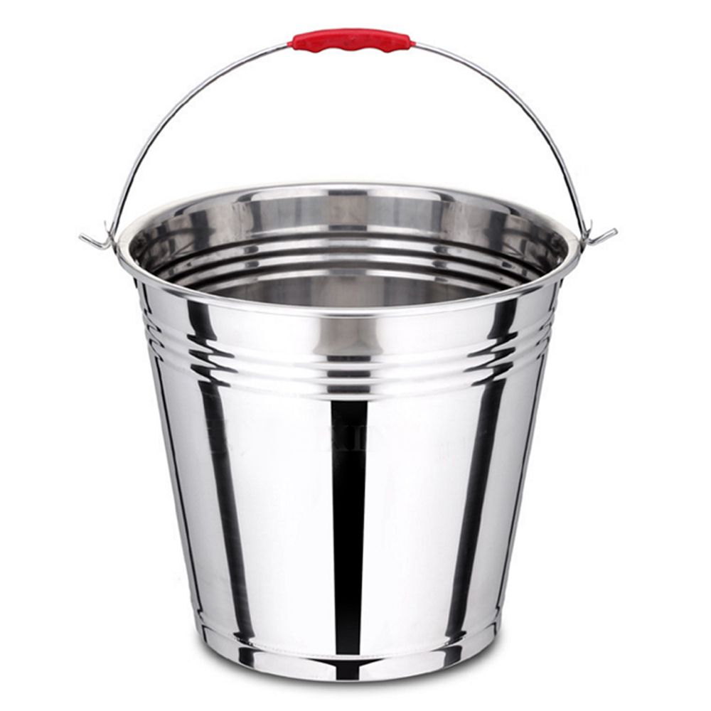 BUCKET 10L 26X29CM STAINLESS STEEL