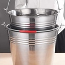 BUCKET 20L 34X36CM STAINLESS STEEL 