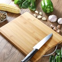 Chopping Board 40x30x1.5cm Bamboo with Metal Handle RVT2023-405