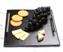 Tray 30x30cm Slate with Handles RVT2023-231