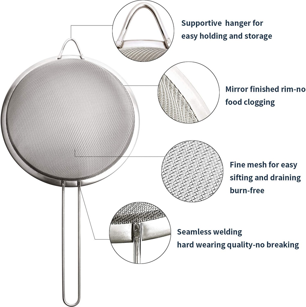 STRAINER 12CM SS