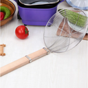 Strainer/Skimmer 21X5Cm Spider Wire Mesh With Wooden Handle N817162