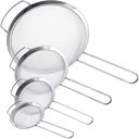 Strainer 20X7Cm Fine Mesh Stainless Steel With Reinforced Rim And Hang End N815011