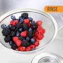 Strainer 20X7Cm Fine Mesh Stainless Steel With Reinforced Rim And Hang End N815011