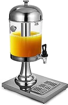 Beverage Dispenser 8lt Polycarbonate with SS Stand & Lid IMP