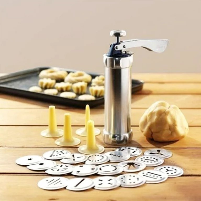 Biscuit Gun 14Pc Set Ss Jiale