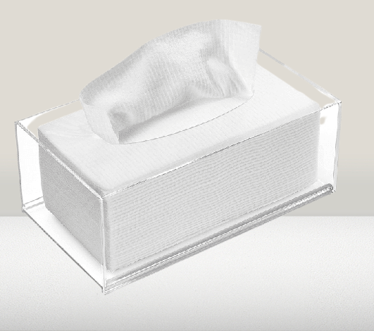 Tissue Box 22X12X6Cm Rectangular Premium 3Mm Acrylic