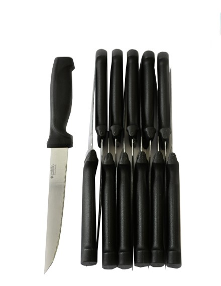 Steak Knife 1Pc Lashered With Black Handles Eetrite Er1169Sk