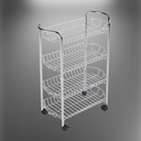 Vegetable Rack 4T Oblong Chrome Plated