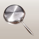 Frying Pan 26x5.5cm Stainless Steel Embossed Pattern N857118