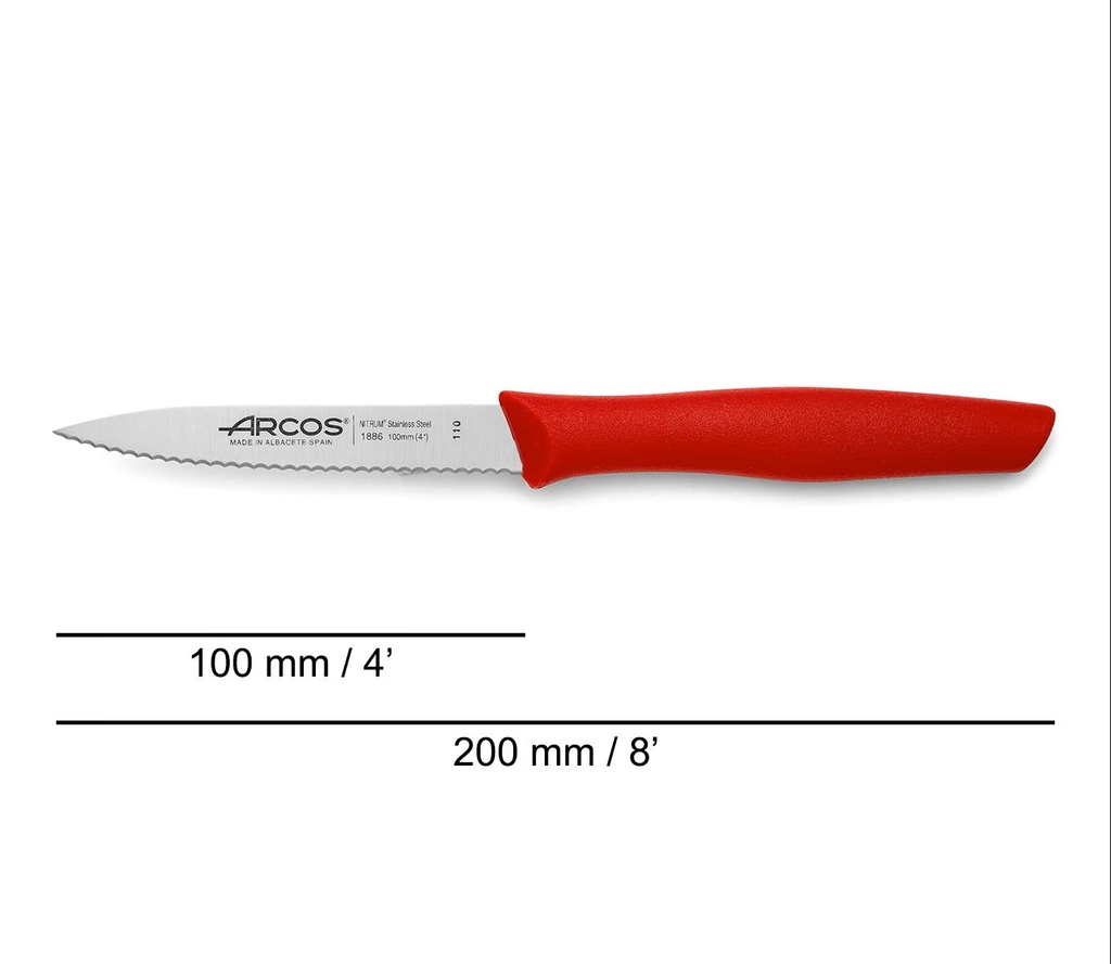 Arcos Knife 100Mm Serrated 1806