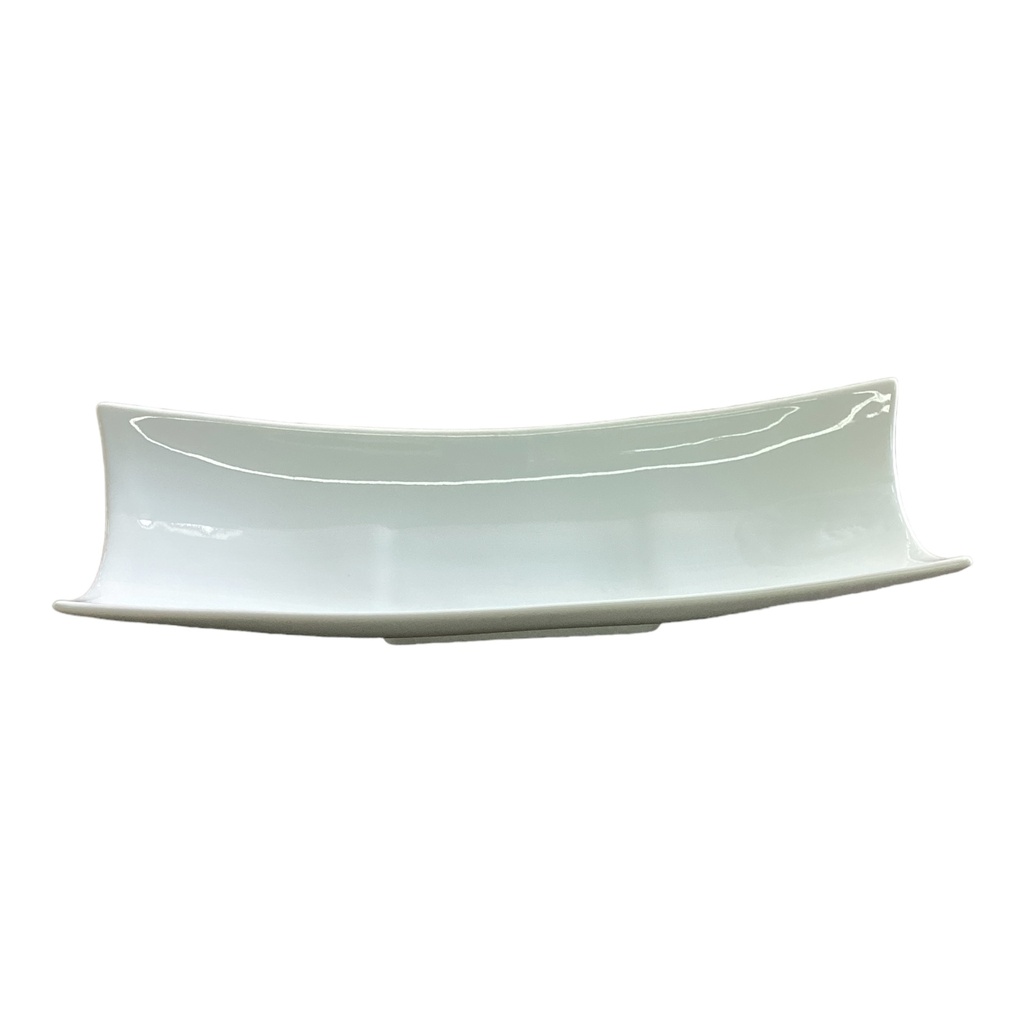 Platter 33.5x11x6cm Flared Porcelain 11129