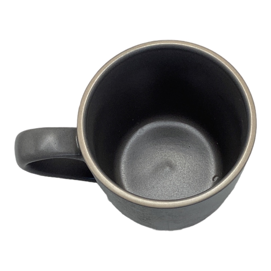 Mug 350ml/12oz Speckeled Grey With Border 2307-112