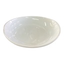 Bowl 25x23x5cm Oval White Porcelain CP2307-27