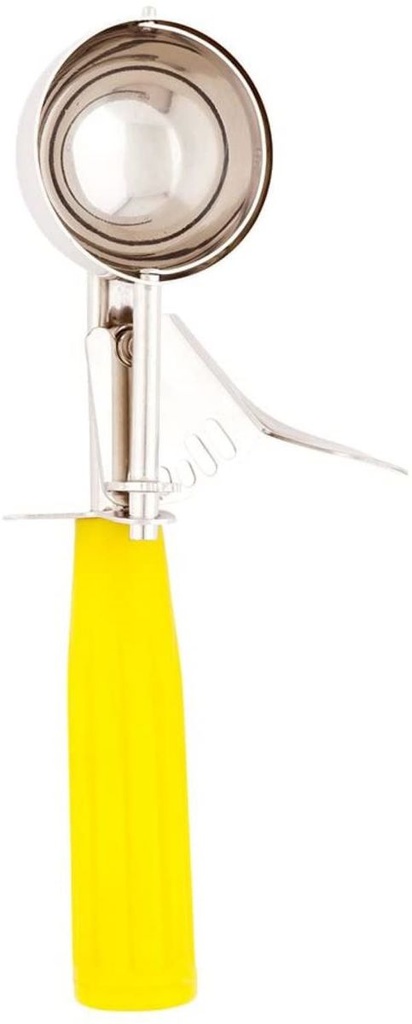 Ice Cream Scoop 53Mm/48Ml No.20 Yellow Handle - Ics20-Yellow