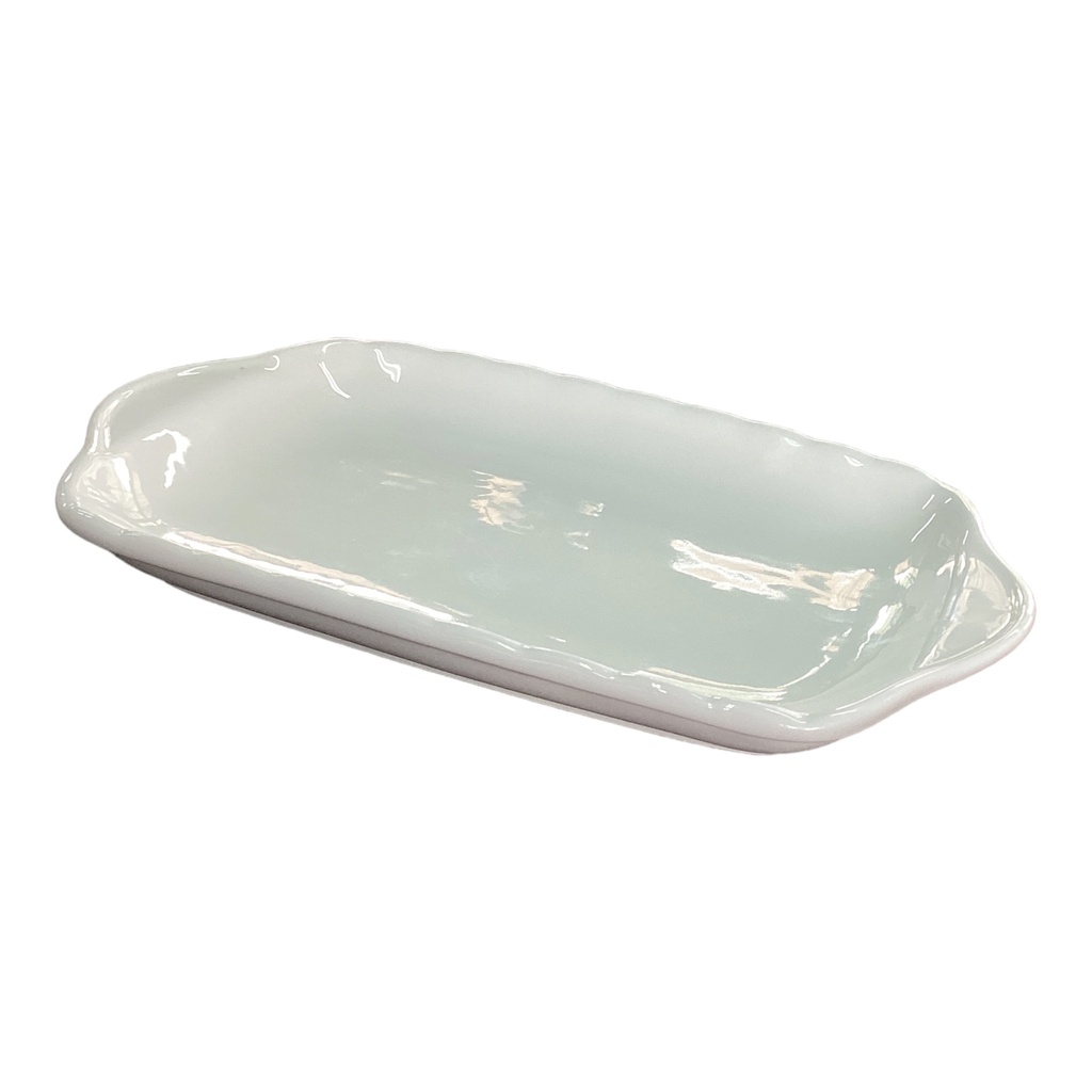 Platter 28.5x18x3cm White Porcelain BJ2303063