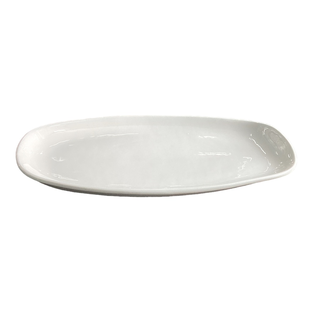 Platter 34.5x21.5cm White Porcelain CP2307-44