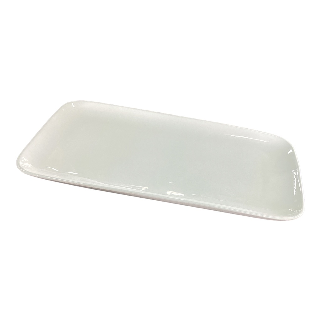 Platter 42.5x25x3cm White Porcelain 237-251