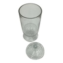 Jar 24.5X10Cm Footed Glass With Lid Rvt2023-171