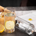 Tumbler 6pc 340ml Octagonal Glass JS1001