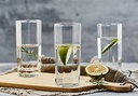 Tumbler 6pc 340ml Octagonal Glass JS1001