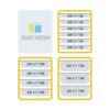 6 Pan front loading carrier - yellow