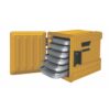 6 Pan front loading carrier - yellow