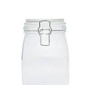 Barrel Jar 1.85L Glass W/Clip Jar61X24