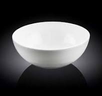 Bowl 23x9cm Round White Porcelain