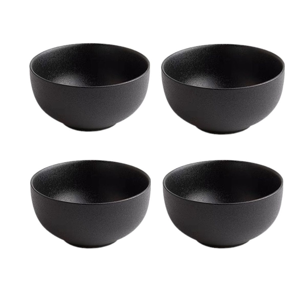 Bowl 16X7.5Cm Coupe Black Rustic