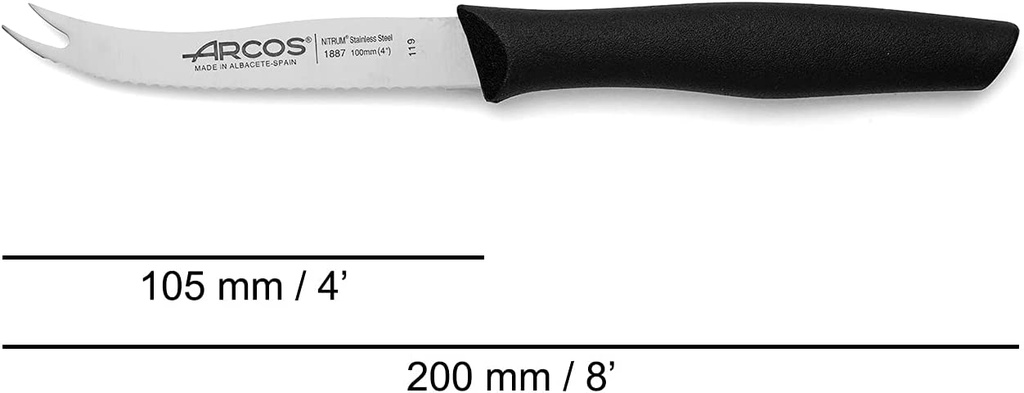 ARCOS KNIFE 105MM CHEESE SERRATED 188700