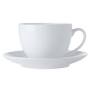 Cup & Saucer 280ml White Basics FX0136