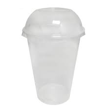 Cup And Lid 10X4.5X4.5Cm Rect Plastic