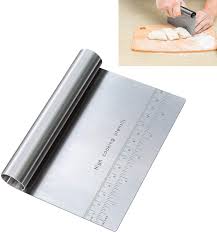 Dough Scraper Cutter 20X12Cm Stainless Steel With Measurements