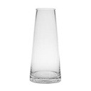 Glass Vase 25X9.5Cm Cylinder Tapered Clear H1225Z