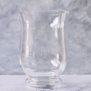 Glass Vase 28X27.5 Hurricane Vase Clear VAS830-30