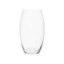 Glass Vase 30x15cm Barrel Clear-Base CH30LD