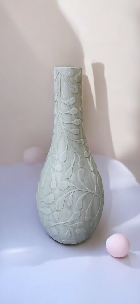 Vase AC 54x13x8cm Raindrop Embossed-Base