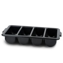 CUTLERY BOX 4 COMP 8114TGK BLK