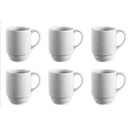 Mug 280Ml 6Pc Euro Blanco Continental China Nd