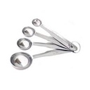 Measuring Spoon 4Pc Stainless Steel 1.25Ml/2.5Ml/5Ml/15Ml 4.Mss