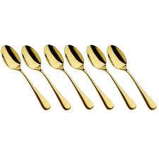 Teaspoon 6Pc Rgold Teardrop 261-1